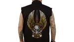Lethal Threat No Regrets Sleeveless Button Down Shirts Lg Black CO60190L. Fixed Price $40.99.