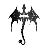 Fourth Epic Fantasy Wall Decor 4TH Wing Dragon-inspired Metal Art For .... Fixed Price $25.82.