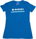 Factory Effex Suzuki Stripes Women's Short Sleeve Shirt Royal Blue. Fixed Price $30.68.