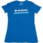 Factory Effex Women's Suzuki Stripes Tee Shirt Royal Blue Medium 22-87432. Fixed Price $30.40.
