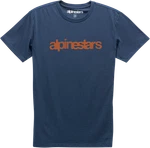 Alpinestars Heritage Word T-shirt Navy Red Medium 1210730067030M. Fixed Price $22.75.
