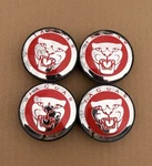 Genuine Jaguar Red Wheel Badge Center Cap Xj Xk Xf F-type C2D47107. Fixed Price $28.99.