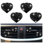 4PCS Heart-shaped Car Vent Clips With 1.73X1.18X1.06 Inch, Black. Fixed Price $11.69.