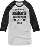 Alpinestars Entice Premium Tee White/black Large 1139-73030-2010-L. Fixed Price $18.39.