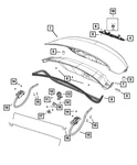 Genuine Mopar Deck Lid Hinge Left 68159369AD. Fixed Price $84.88.