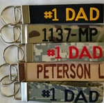 Easy Order Key Fob/gear Tag Custom Embroidered. Fixed Price $7.95.