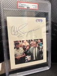 Oj Simpson Signed Gloves Trial Photo 6.5X5 Autograph Psa/dna Coa. Fixed Price $909.99.