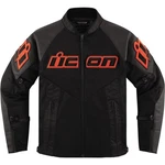 Icon Mesh Af Vented Leather/textile Motorcycle Jacket Black/red. Fixed Price $235.00.
