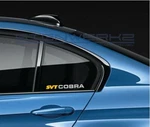 Svt Cobra Decal Sticker Logo Euro Racing Mustang Ford GT2 Colors Pair. Fixed Price $29.74.