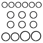 Shapenty 4 Assorted Sizes 1.38 Inch /1.2 0.75 Black Flat. Fixed Price $8.79.