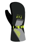 Fly Racing 363-39312X Cascade Mittens 2XL Black/grey/hi Viz. Fixed Price $124.95.