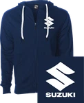 Factory Effex Fits Suzuki Icon Zip-up Hoodie Navy Xl 28-88456. Fixed Price $68.89.