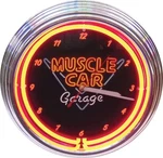 15" Muscle Car Garage Neon Clock. Fixed Price $79.99.