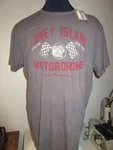 Indian Motorcycle Coney Island Motordome Mens Ss Tee Dark Gray 286895***. Fixed Price $30.00.