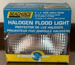 Seachoice New 55W Halogen Floodlight, 50-07521 6'' X 4'' Wide Angle Beam. Fixed Price $44.00.