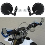 Round 7/8" Handle Bar End Motorcycle Side Mirrors For Suzuki 400SM. Fixed Price $13.60.