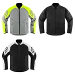 Icon Adult Men Mesh Af Jacket 2XL 3XL Gray Viz Black White. Fixed Price $175.03.
