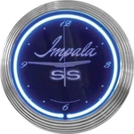 Impala Ss - Neon Clock 15". Fixed Price $84.99.