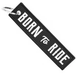 Motoloot Keychain Tag For Motorcycles Great Gift - "born Ride" B/w. Fixed Price $17.00.