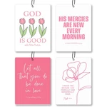 Trendy Pink Christian Bible Car Air Freshener 4 Count (pack Of 1), COLOR03. Fixed Price $17.84.