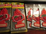 Little Trees Hanging Car And Home Air Freshener, Strawberry Scent - Lot Of 9 New. Fixed Price $11.55.