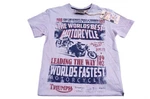 New Oem Triumph MTSS14414 Leading The Way Tee Shirt Grey Small Nos. Fixed Price $30.59.