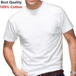 New 3-12 Pack Men's 100% Cotton Tagless T-shirt Undershirt Tee Plain White S-xl. Fixed Price $13.99.
