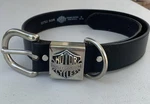 Harley Davidson 1990 Authentic Black Leather Belt Size 32/34 Made In Usa. Fixed Price $45.00.