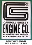 Carroll Shelby Hi- Performance Engines Vinyl Sticker Decal-vintage Road Racing. Fixed Price $8.66.