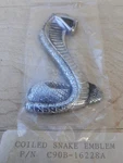 Nos Mustang Shelby 428 Torino 429CJ Cobra Oem Snake Emblem Ornament C9OB 16228. Fixed Price $15.50.
