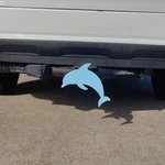 Dolphin 2" Trailer Hitch Cover Receiver For All Vehicles. Fixed Price $28.97.