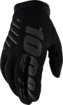 100-PERCENT Brisker Youth Gloves Black Sm. Fixed Price $39.95.