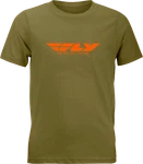 Fly Racing 352-0676YS Youth Corporate Tee Olive/orange. Fixed Price $30.95.