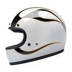 Biltwell Helmet Gringo Gloss White Flames. Fixed Price $267.73.