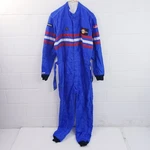 Vintage Simpson Racing Suit Size Large Blue 8/89 With Flaws. Fixed Price $47.99.