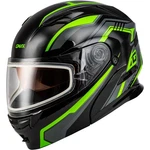 Gmax MD-01S Transistor Snow Helmet Black/grey/green Medium M201391315. Fixed Price $121.37.
