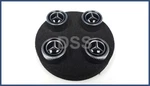 New Genuine Mercedes-benz Valve Stem Caps Cover Set Black Oe B66472002. Fixed Price $28.61.