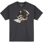 Icon Grim Shredder Tee, Charcoal Heather. Fixed Price $25.00.