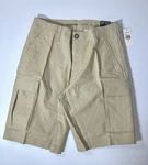 Fox Racing Mens 30W 22L Tan Slambozo 2.0 Shorts Cargo Pocketed Khaki Nwt. Fixed Price $45.00.