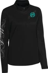 Moose Offroad Women's Flourish Script Quarter Zip Pullover Black 30511231. Fixed Price $53.95.