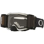 Oakley Front Line Mx Goggles With Roll Offs - Black/gunmetal Clear Lens. Fixed Price $177.00.