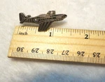 Vintage Military Enamel Lapel Pin Tie Tack Mustang Airplane. Fixed Price $12.00.