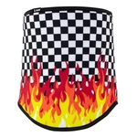 Zan Headgear WFL450 Sportflex Series Checkered Flames Neck Gaiter UPF50+. Fixed Price $16.99.