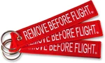 Aixepa 3X Remove Before Flight Red/white Key Chain 5.5" 1" (3 Pack). Fixed Price $24.93.