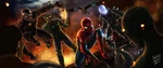 Superheroes Spiderman Sinister Six Artist Stitched Gaming Mat Desk 21207. Fixed Price $28.99.