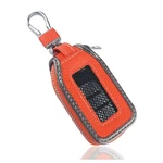 Car Key Fob Cover Case,leather 5.25 X 1.85 0.8 Inch, Orange/gray. Fixed Price $13.29.