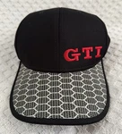 Volkswagen Vw Gti Honeycomb Bill Cap Unstructured Hat Black Grey Adjustable. Fixed Price $35.00.
