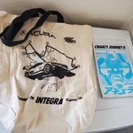 Acura Chiakis Journey Ii Integra Type Tote Bag And Manga Comic Book Set Bundle. Fixed Price $97.50.