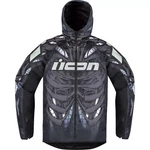 Icon Airform Manik'r Hooded Motorcycle Riding Jacket - Black 2XL *new*. Fixed Price $174.95.