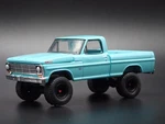 1967 Ford F100 Short Bed 4X4 Pickup Truck Blue 1:64 Scale Diecast Model Car. Fixed Price $14.99.